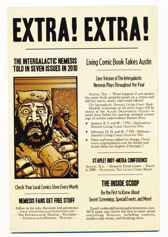 Intergalactic Nemesis (2010) #1 NM