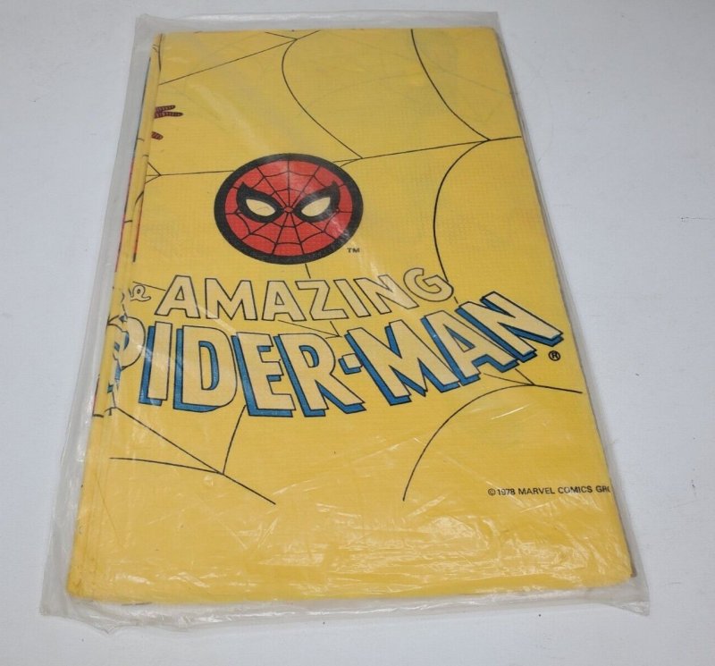 Vintage Spider-Man Table Cover 1978 Sealed New Rare NM 