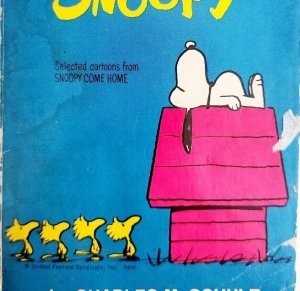 1970 We Love You, Snoopy Charles Schulz Comic Collection PB Book Peanuts