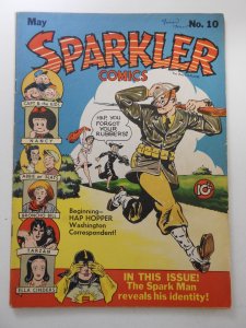 Sparkler Comics #10 (1942) Sharp VG/Fine Condition!
