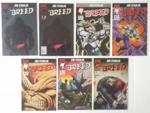 Breed # 1, 1, 2, 3, 4, 5, 6 (1994 Malibu Comics) Complete Series