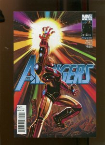 AVENGERS #12 (NM-) IRON MAN GAUNTLET COVER! 2011