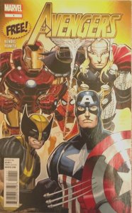 Avengers #1 (2012)  Promotional Issue Bagged and Boarded NM Marvel.