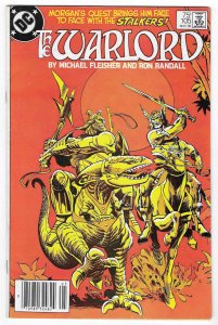 Warlord #105 Newsstand Edition (1986)
