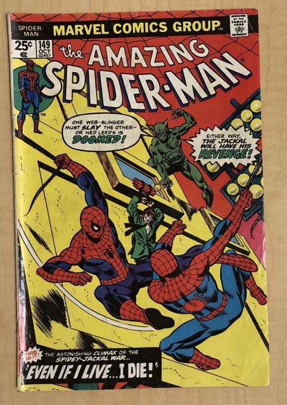 Amazing Spider-Man #149 VG- 3.5 Marvel Comics 1975 1st Spider-Man Clone 