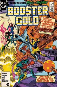 Booster Gold #4 FN ; DC | Dan Jurgens Rose & Thorn