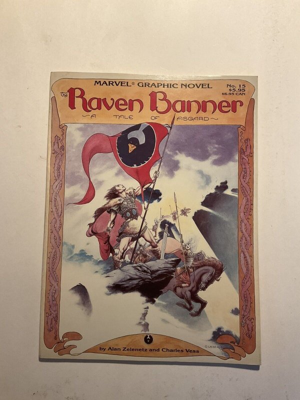 Raven Banner Tale Of Asgard Near Mint Nm Oversized Sc Marvel Graphic Novel