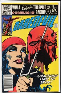 Daredevil #179 Newsstand Edition (1982) Daredevil
