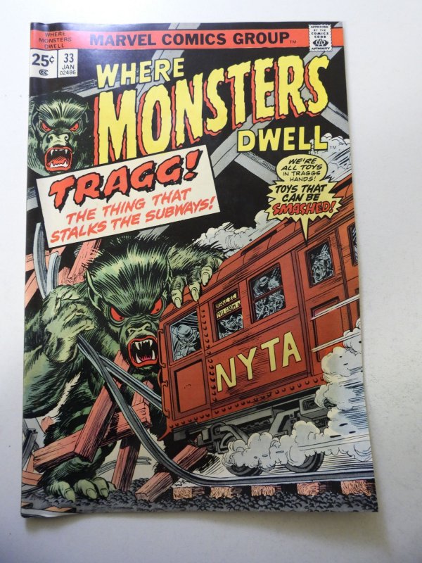 Where Monsters Dwell #33 (1975) FN Condition