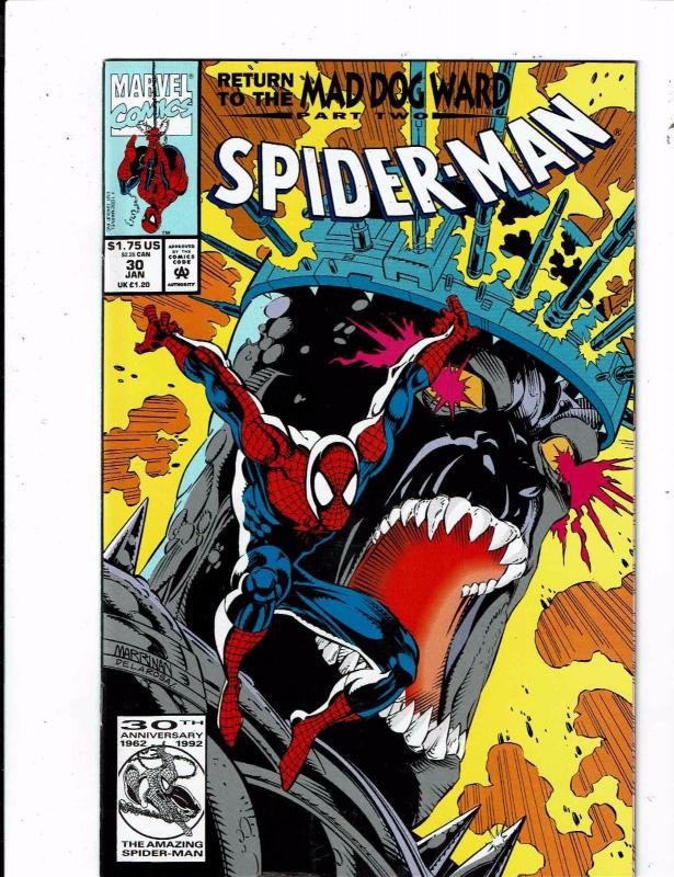 Lot Of 9 Spider-Man Marvel Comic Books # 1 16 30 31 32 33 34 38 39 Venom RC3