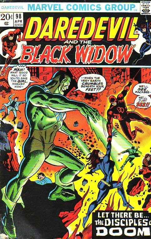 Daredevil #98 (Apr-73) VG/FN Mid-Grade Daredevil, Black Widow