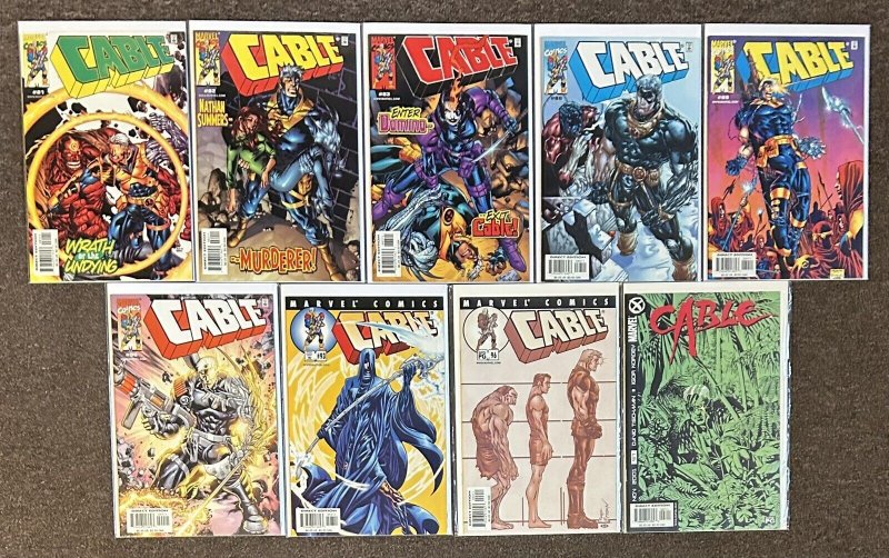 Cable #81,82,83,88,89,90,93,96,97 Marvel Comics