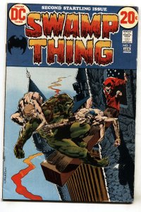 SWAMP THING #2 1972- 1st Arcane- Patchwork Man VG/FN