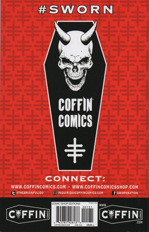 Hellwitch: Bitchcraft #1 Dawn McTeigue Red Foil Premium Variant Cover (2024)  NM