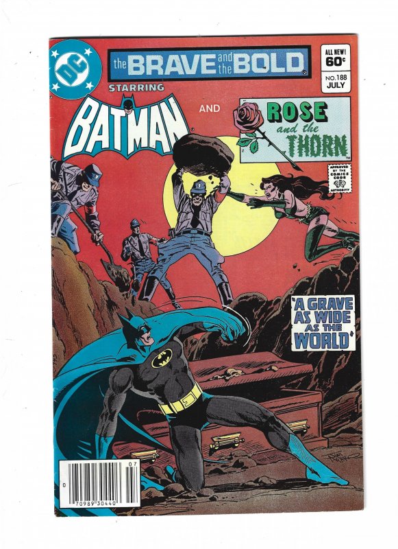 DC Comics BRAVE AND THE BOLD Comic Book #188 BATMAN AND ROSE AND THE THORN
