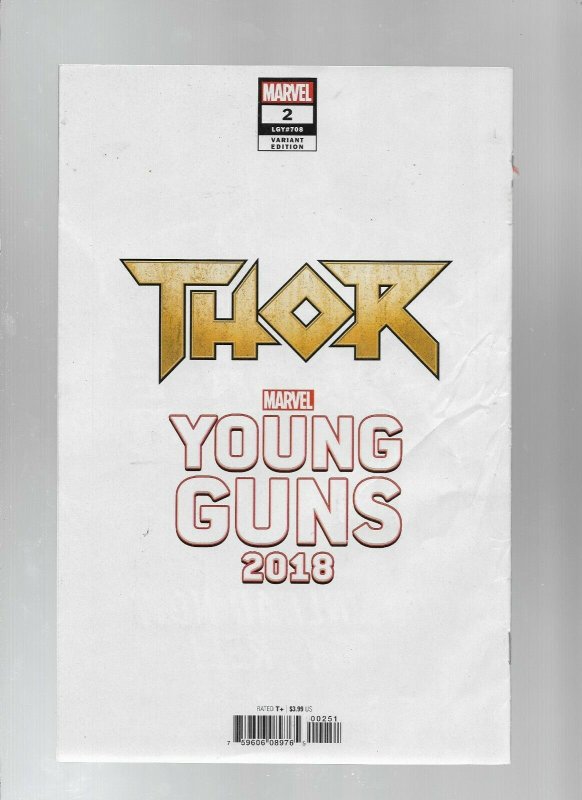THOR #2 - YOUNG GUNS VARIANT COVER! - (9.2) 2018