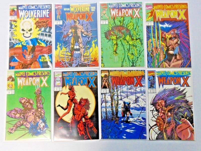 Marvel Comics Presents Wolverine lot - 84 diff books avg 8.0VF from #1-133(1988)