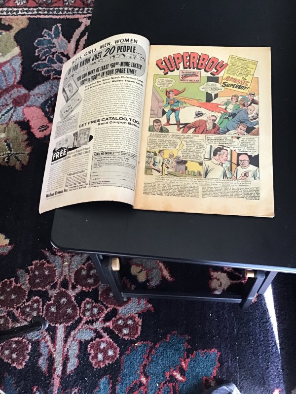 Superboy #115 (1964) Atomic Bomb cover! Phantom Zone! Affordable grade VG+ Wow!