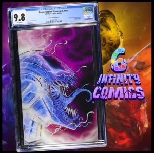 FAME: ROBERT DOWNEY JR. CGC 9.8 ? NYCC 2024 EXCLUSIVE – VENOMIZED IRON MAN