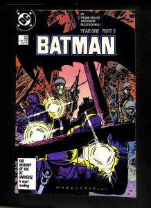 Batman #406 Year One Part 3 Frank Miller!