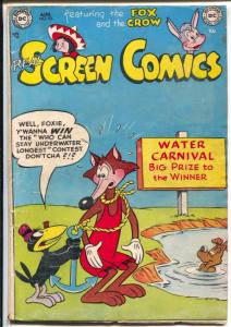 Real Screen #53 1952-DC-Fox & Crow-weird prank- VG+