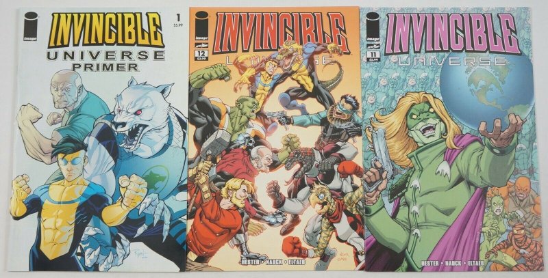 Robert Kirkman's Invincible Universe #1-12 VF/NM complete series + primer Image