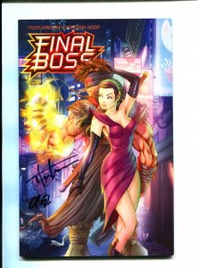 Final Boss #1 - 1st Print / Tyler Kirkham Signed 2x / TPB (9.2ob) 2021