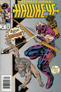Hawkeye (2nd Series) #4 (Newsstand) VF ; Marvel | Chuck Dixon