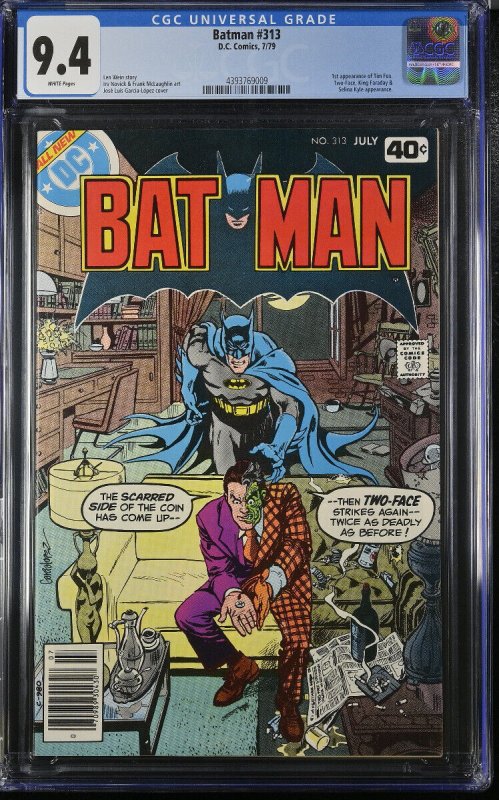 BATMAN #313 CGC 9.4 1st Tim Fox-DC comic book-4393769009