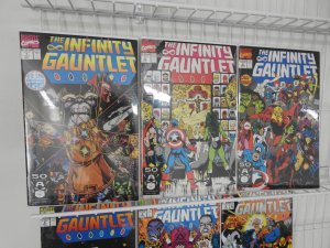 Infinity Gauntlet #1-6 Perez Art! Avg NM Condition!! Beautiful Set!