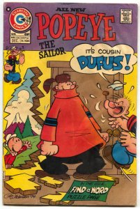 Popeye #126  1974 - Charlton  -VG - Comic Book