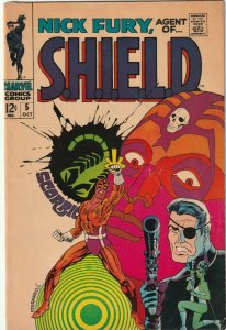 Nick Fury, Agent Of S.H.I.E.L.D # 5 FN+ Marvel 1968 [D4]