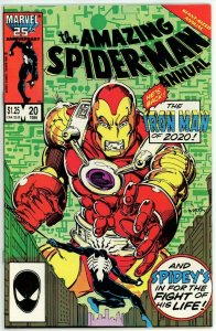 Amazing Spiderman Annual #20 (1963) - 8.0 VF *Great Story/Iron Man 2020*