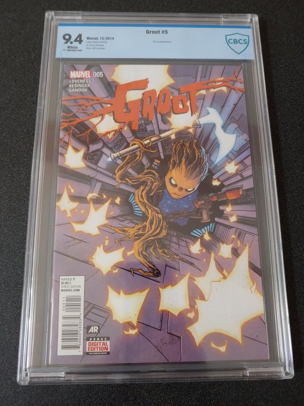 GROOT #5 CBCS 9.4 WHITE PAGES BABY GROOT