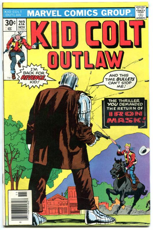 KID COLT OUTLAW #210 211 212, FN+, Western, Gunfights, Iron Mask, more in store