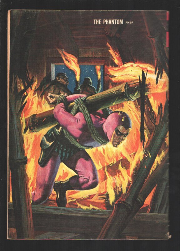 Phantom #7 1964-Gold Key-Phantom's boyhood-Pin-up back cover-VG/FN