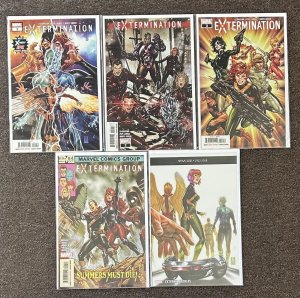 Extermination #1,2,3,4,5 Marvel Comics Complete Set 2018 Lot