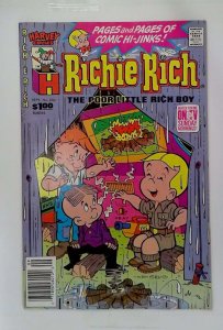 Richie Rich #250 Harvey Comics (1990) VF Newsstand 1st Print Comic Book