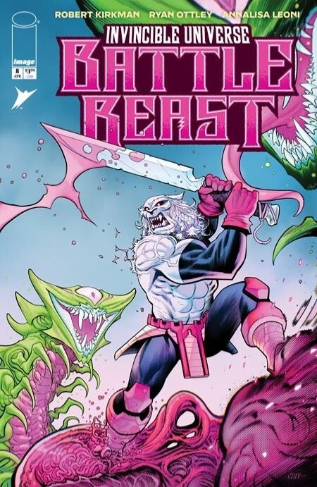 (2026) Robert Kirkman INVINCIBLE UNIVERSE BATTLE BEAST #8 1:25 Variant Cover!