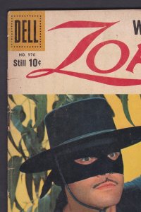 Four Color Zorro (1942) #976 - Toth - GD 2.0 Comic 