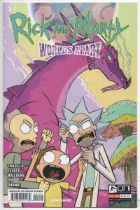 RICK and MORTY WORLDS APART #4 B, NM, Grandpa, Oni Press, from Cartoon 2021