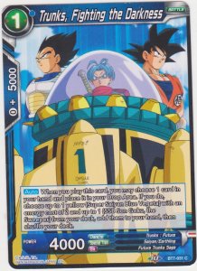 Dragon Ball Super CCG - Assault on the Saiyans - Trunk Fighting the Darkness