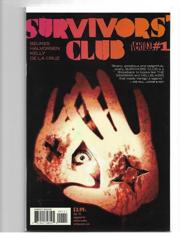 SURVIVOR'S CLUB #1 (2015) - NM/NM+ VERTIGO - FIRST PRINT - HTF - CW OPTION