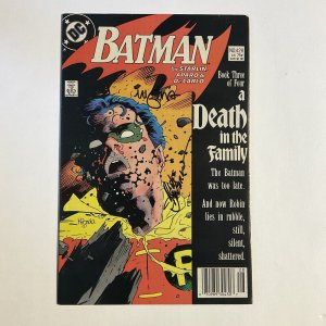 BATMAN 428 1989 DC COMICS FN NEWSSTAND SIGNED MIKE MIGNOLA MIKE DECARLO