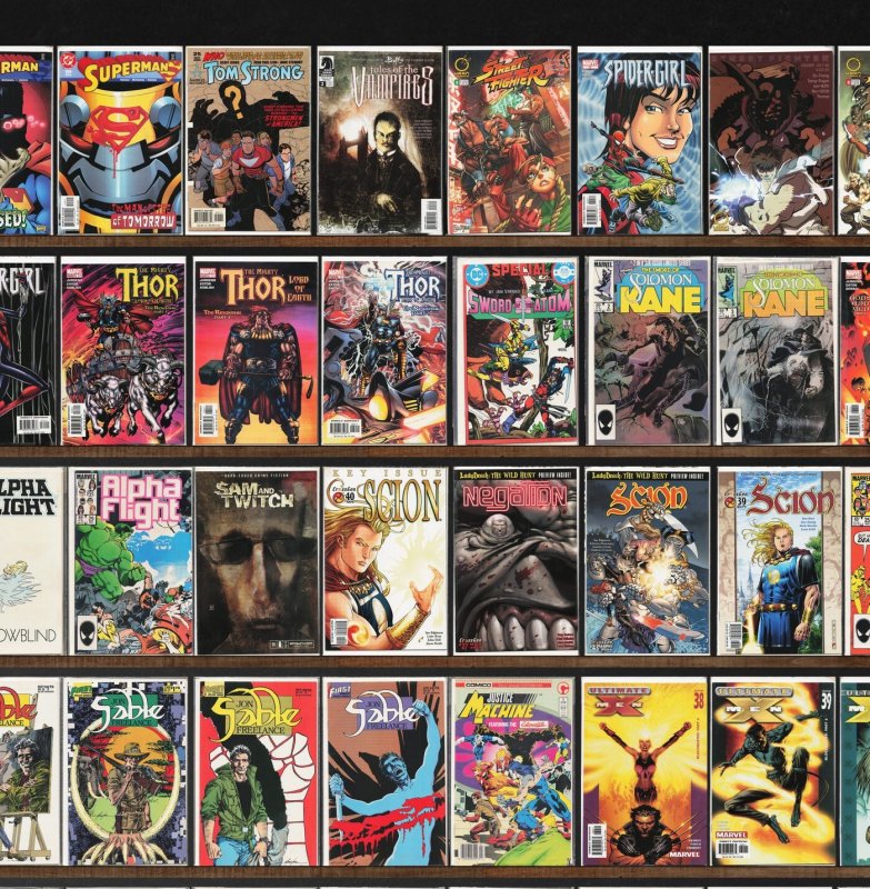 Huge Lot 150+ Comics with Alpha Flight, Thor, Camelot 3000 & More!