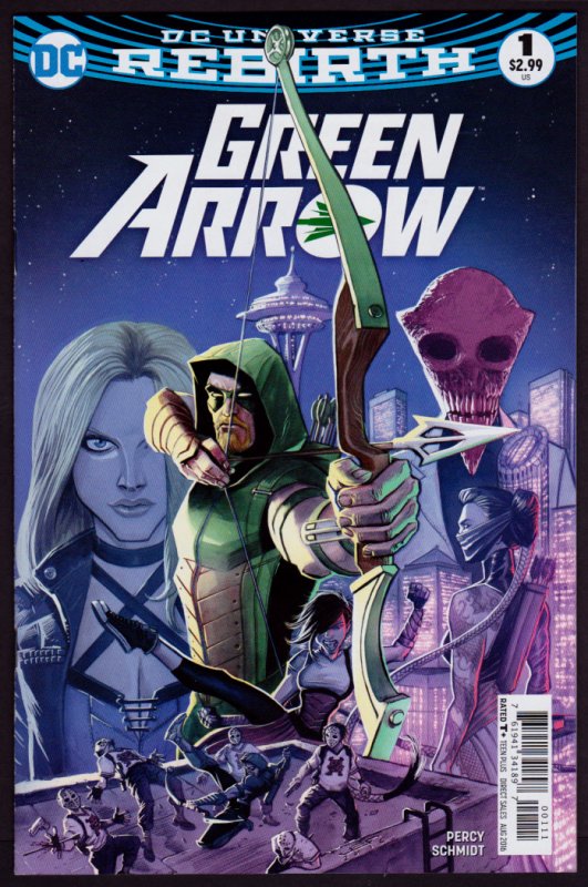 Green Arrow #1 (DC Rebirth, 2016)   9.6 NM+