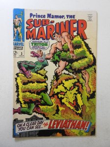 Sub-Mariner #3 (1968) VG Condition moisture stain