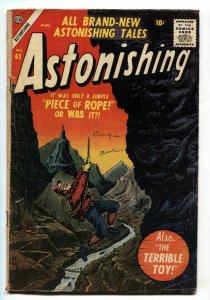 ASTONISHING #63 Rare Last issue Horror comic book ATLAS