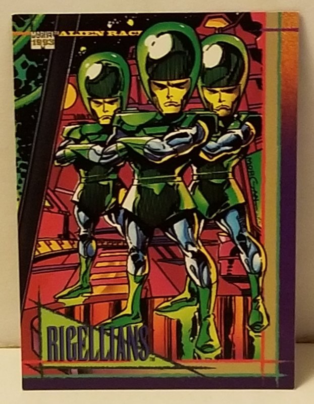 1993 Marvel Universe #126 Rigellians