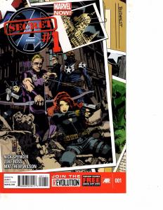 Lot Of 2 Marvel Comic Book Secret Avengers #1 Ghost Rider Danny Ketch #4 MS22